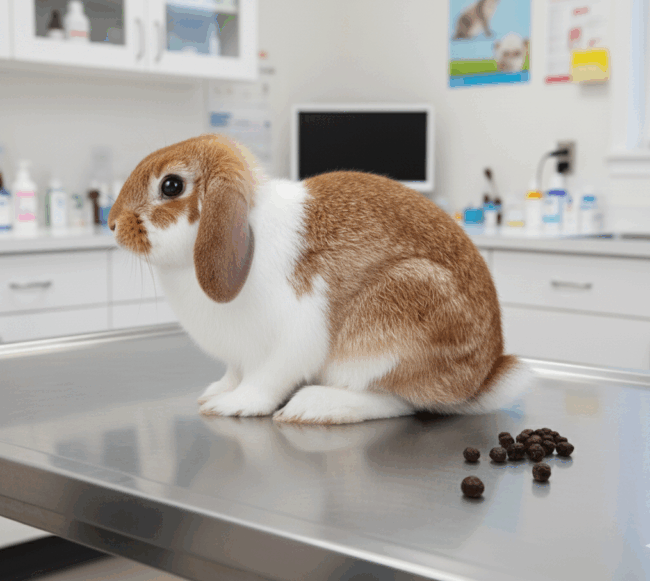 Feci coniglio miniloop ariete.